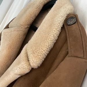 🔥🔥Men’s Shearling Full Length Coat (MADE: by Saks)
